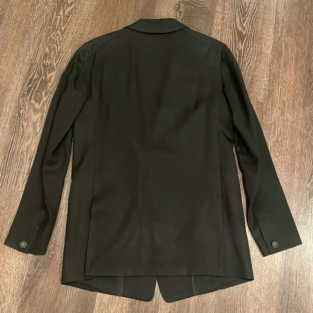 🔖Rag & Bone 100% breathable wool boyfriend fit oversized blazer size 0 black - Picture 12 of 14